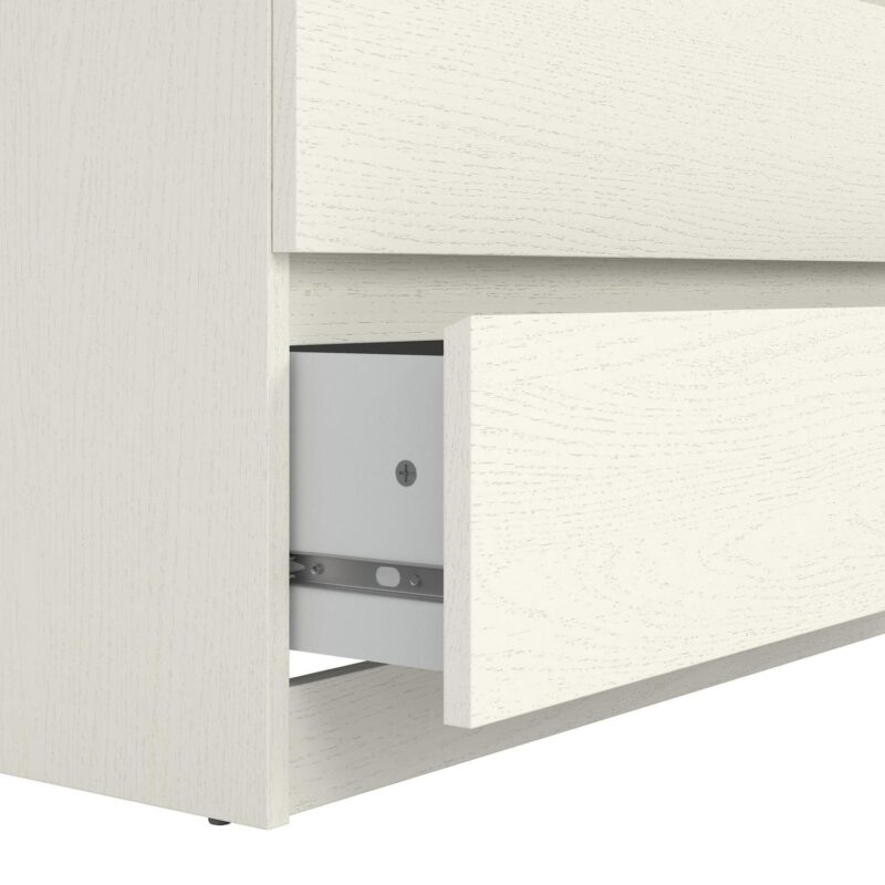 Tvilum Scottsdale 5 Drawer Chest Dresser for Adults, White Woodgrain - Image 14