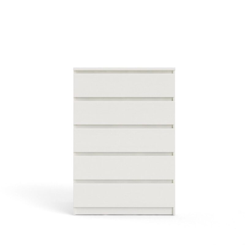 Tvilum Scottsdale 5 Drawer Chest Dresser for Adults, White Woodgrain - Image 5