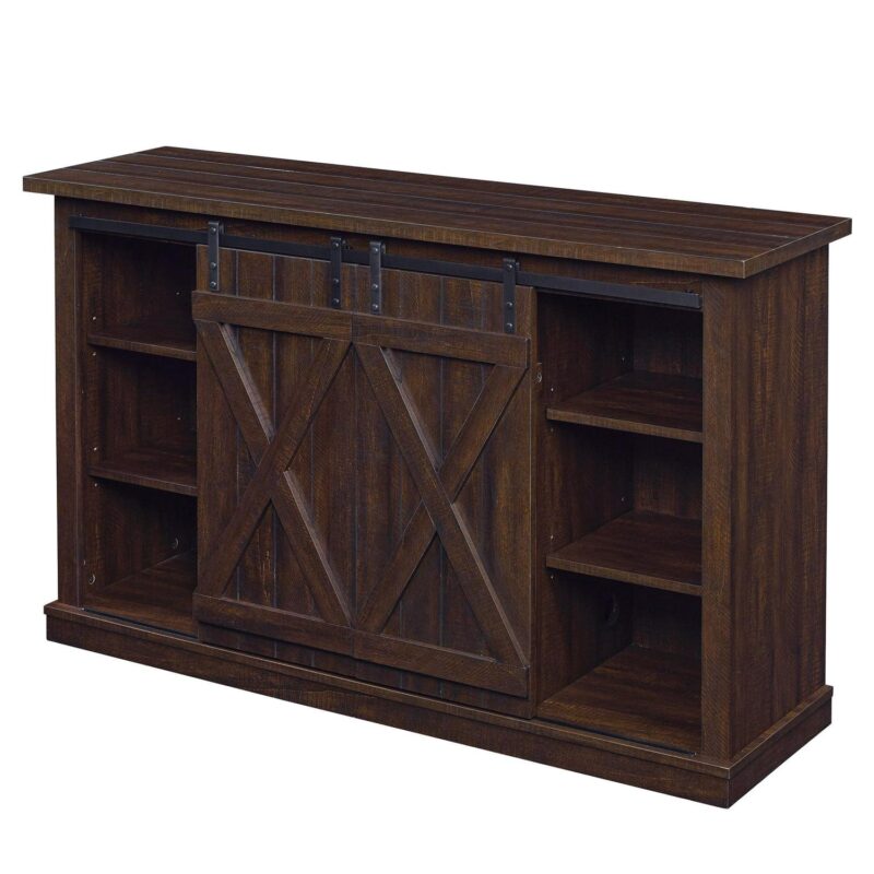 Twin Star Home Terryville Barn Door TV Stand for TVs up to 60 , Espresso - Image 9