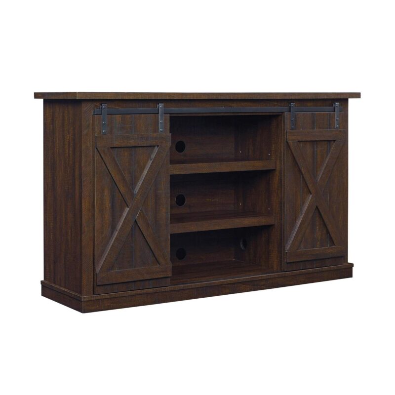 Twin Star Home Terryville Barn Door TV Stand for TVs up to 60 , Espresso - Image 6