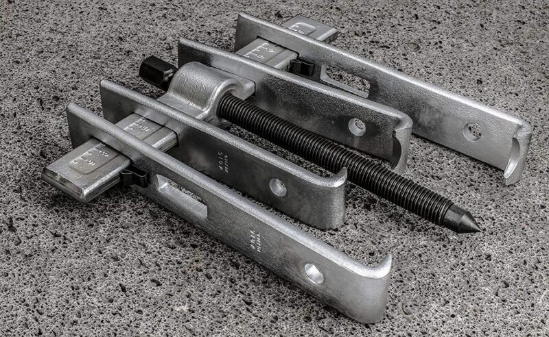 URREA Straight jaw puller with metal box, 15 pieces. - Image 3