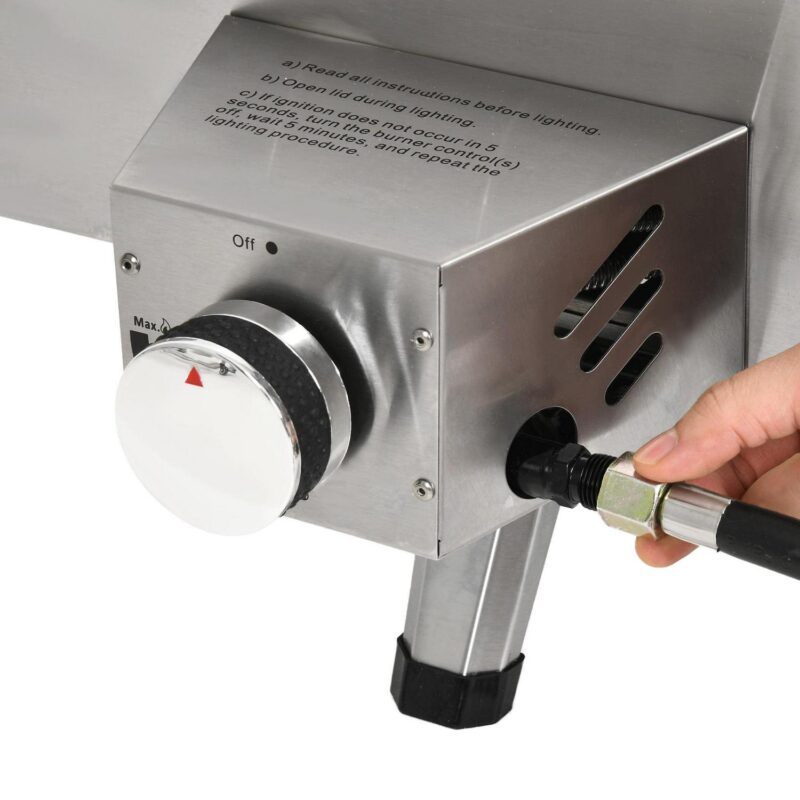 Uforic 13  Portable Propane Pizza Oven with Built-in Thermometer, Outdoor Gas Pizza Oven Maker with Rotating - Image 8