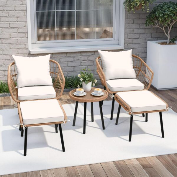 Uforic 5 Piece Patio af3152c8a4323f9001df7d02348f50af