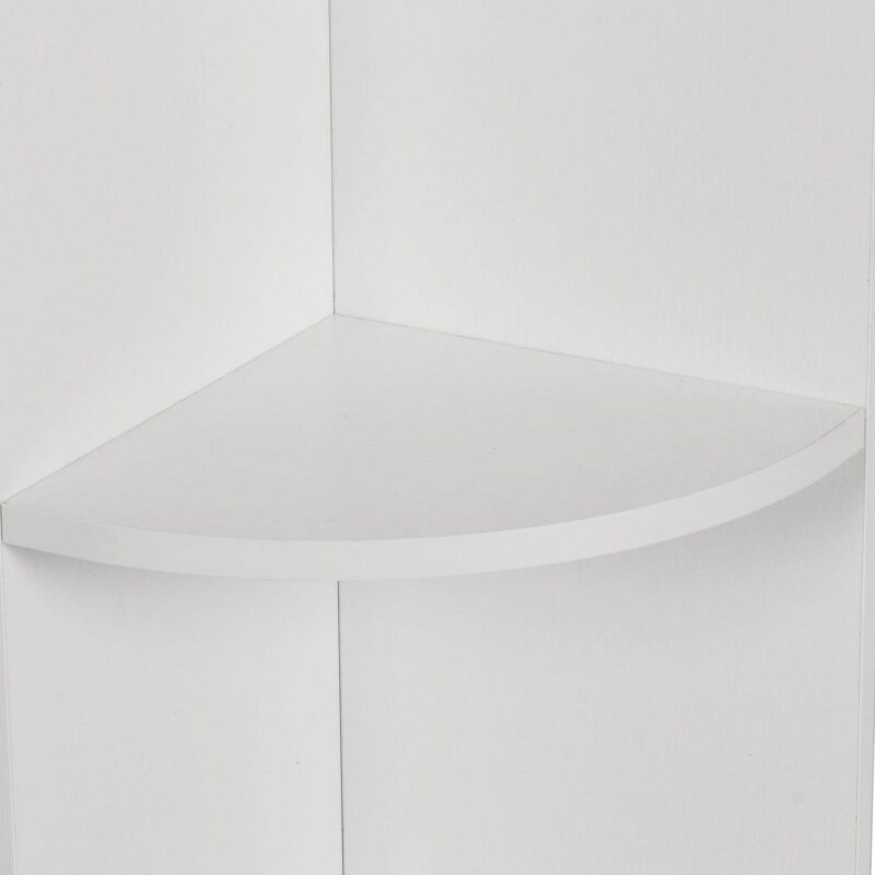 Uforic 6 Tier Bookshelf with LED Light, 70.8   Modern White Bookcase, L-Shaped Bookcase Corner shelf Storage Organizer Display Shelf for Home Office, Living Room,Bedroom - Image 6