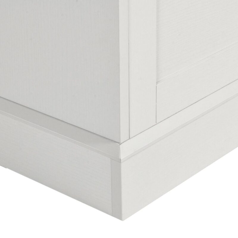 Uforic 7-Drawer Double Dresser with Power Outlets, Horizontal Wood Chest of Drawer, White - Image 7