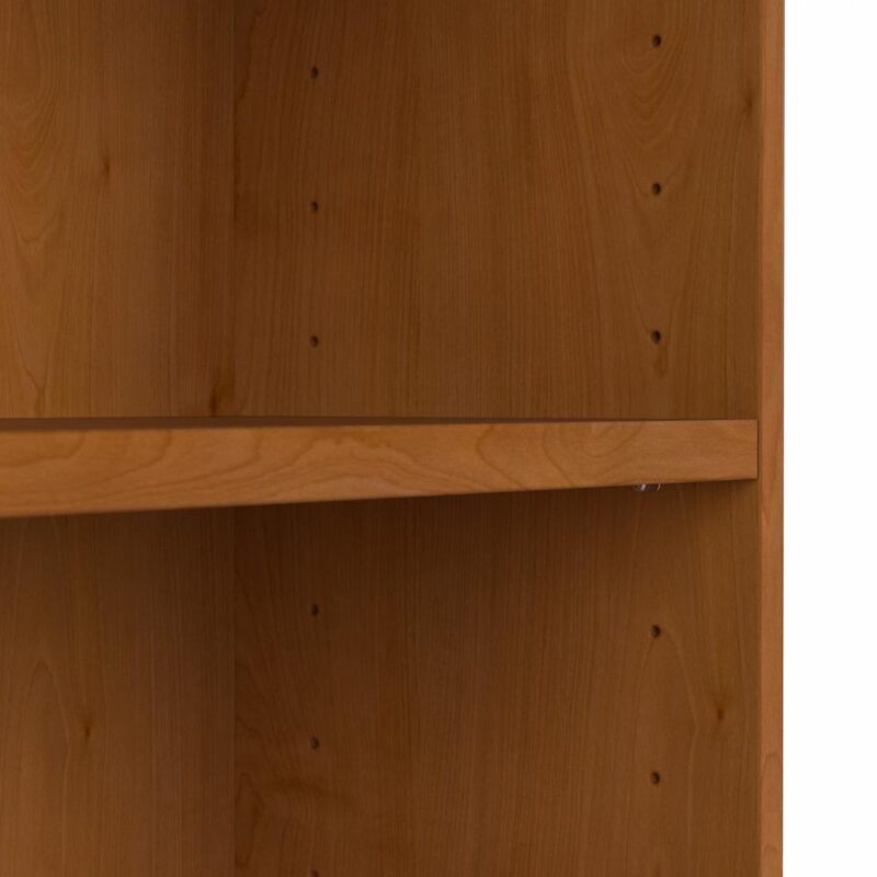 Universal Small 2 Shelf Bookcase in Natural Cherry - Engineered Wood - Image 3