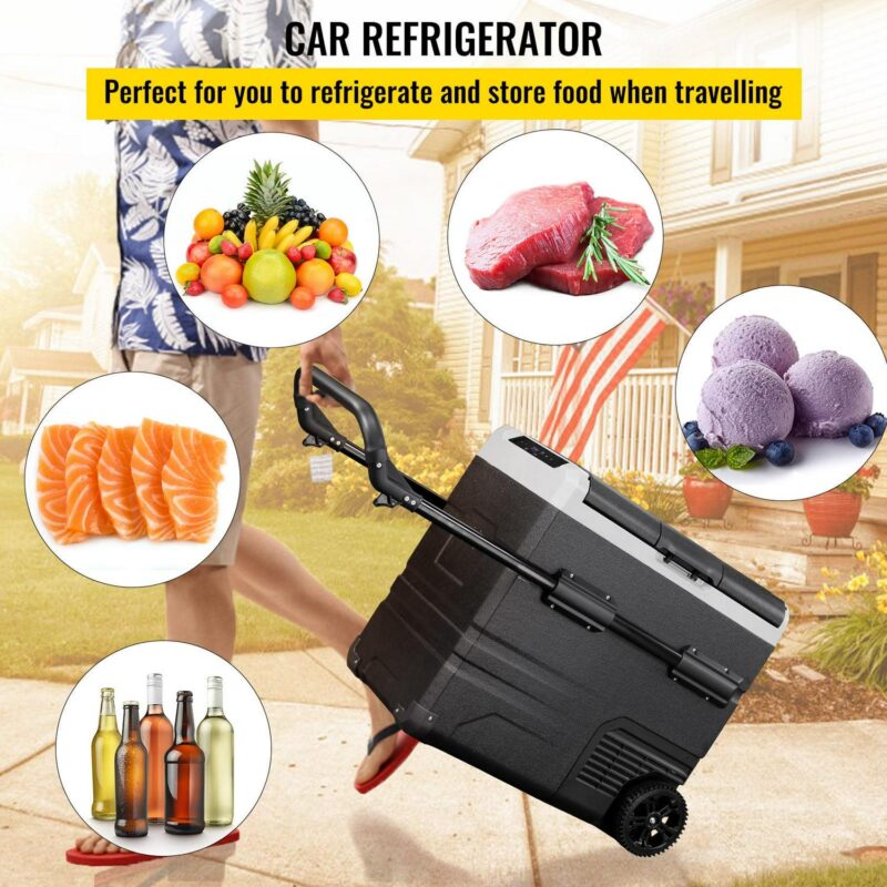 VEVOR Touch Tools, Half Price 59 qt Deluxe Cooler App Control and Wheels, Black - Image 7