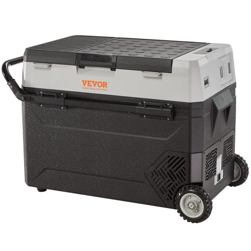 VEVOR Touch Tools, Half Price 59 qt Deluxe Cooler App Control and Wheels, Black