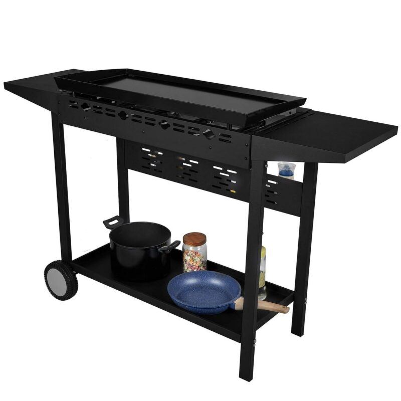 Vebreda 4-Burner 30  Griddle Propane Gas Grill, Black - Image 4