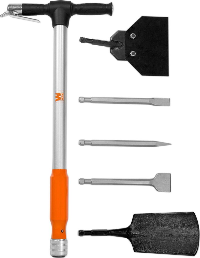 WEN 5-in-1 Pneumatic Multi-Function Tool with Scraper, Shovel, and Chisel Attachments - Image 5
