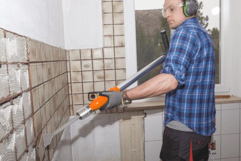 WEN 5-in-1 Pneumatic Multi-Function Tool with Scraper, Shovel, and Chisel Attachments - Image 3