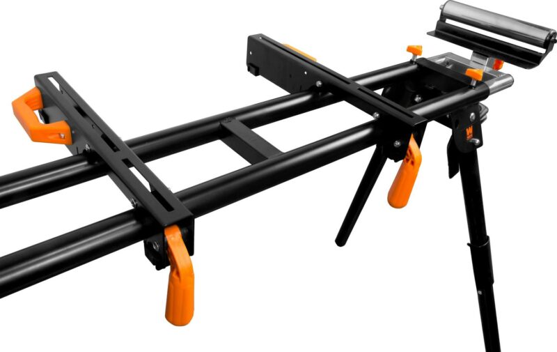 WEN Collapsible Rolling Miter Saw Stand with 3 Onboard Outlets - Image 3