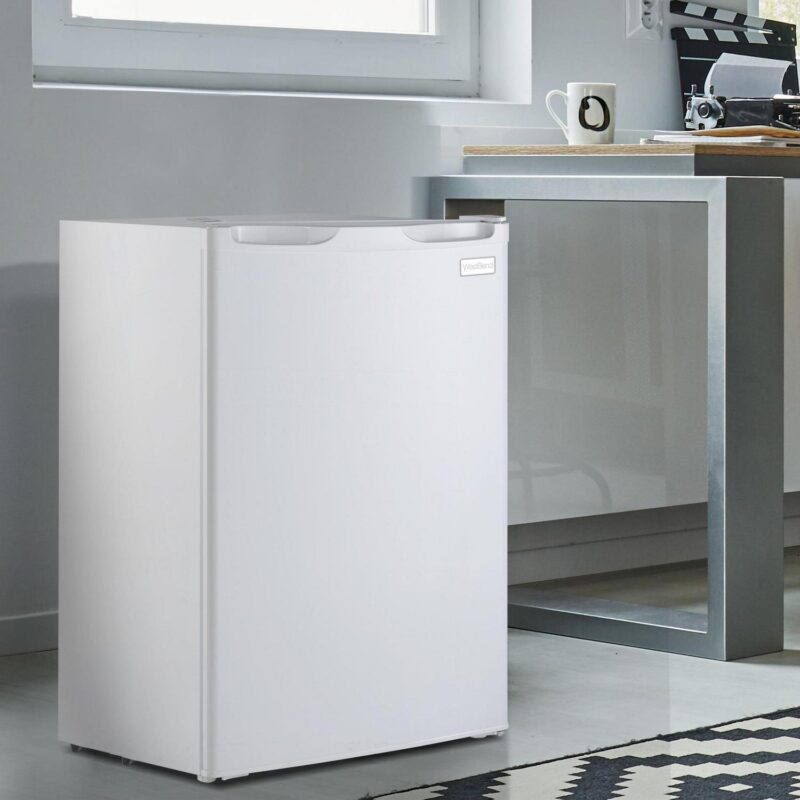 West Bend 4.4 cu. ft. Compact Refrigerator, Mini-Fridge, in White - Image 2