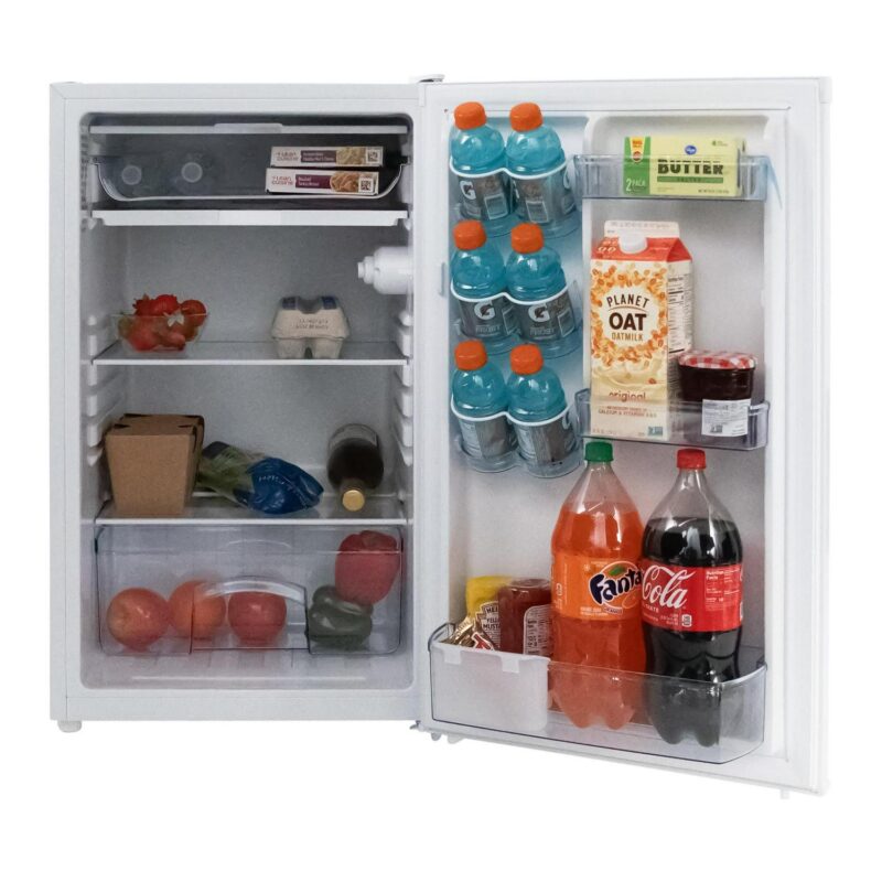 West Bend 4.4 cu. ft. Compact Refrigerator, Mini-Fridge, in White - Image 6