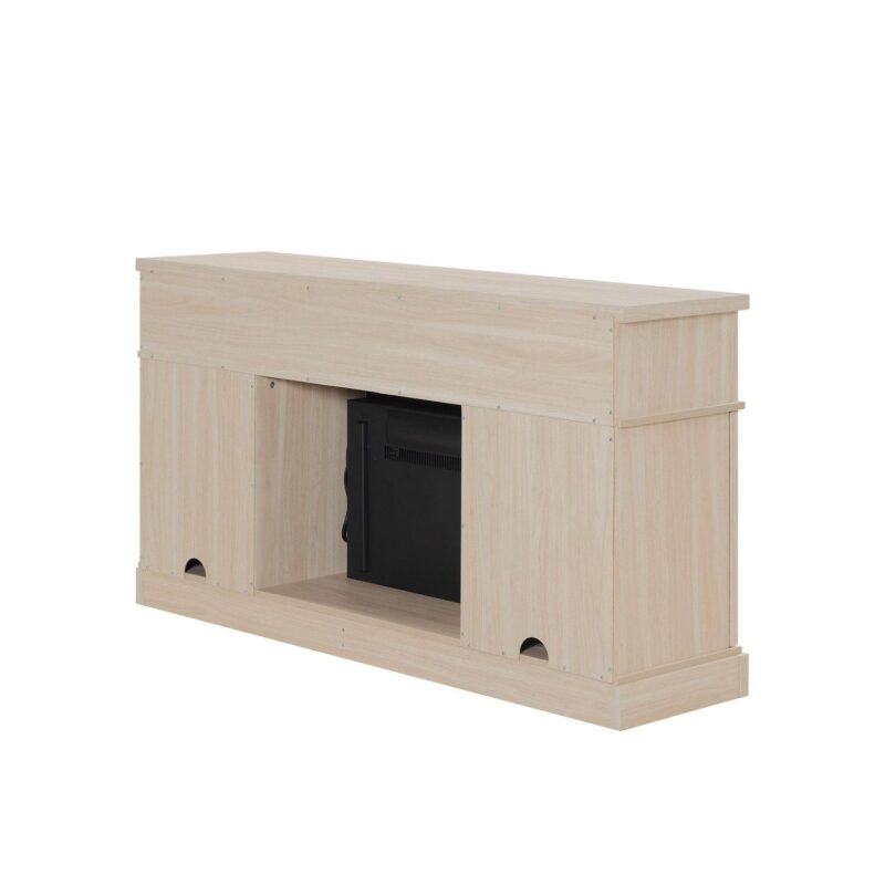 Whalen Furniture Harris Fluted Media Fireplace Console for TVs up to 70a , Pine Finish - Image 13