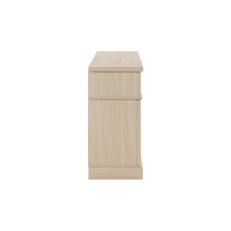Whalen Furniture Harris Fluted Media Fireplace Console for TVs up to 70a , Pine Finish - Image 7