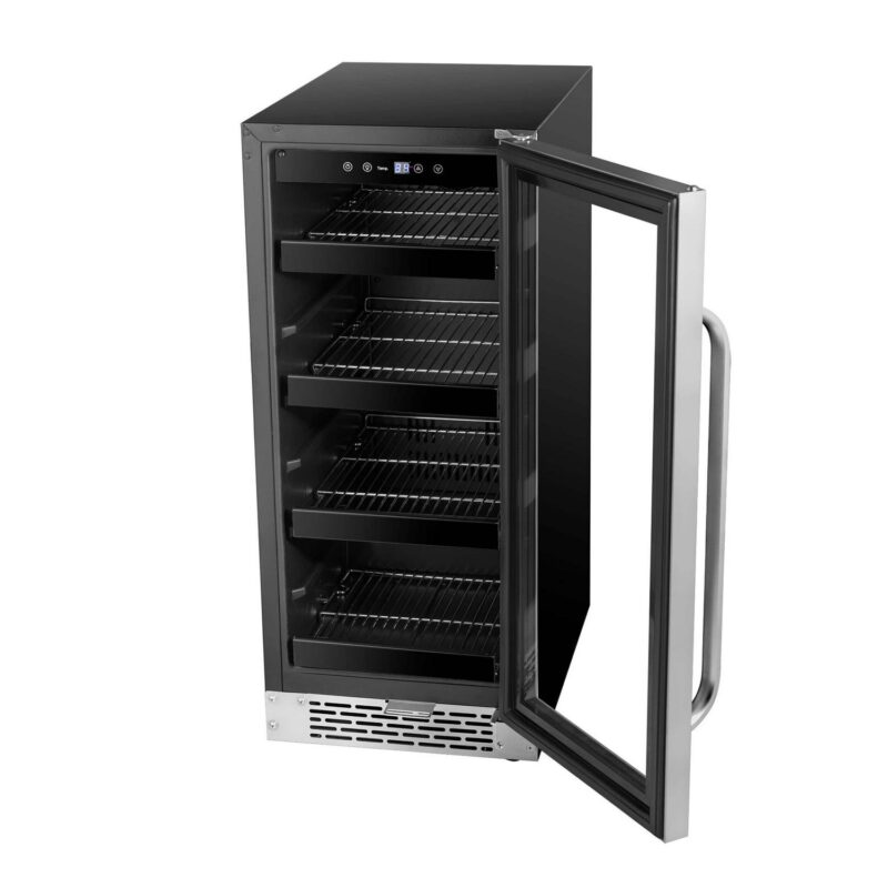 Whynter 15 inch Built-In 80 Can Stainless Steel Beverage Refrigerator BBR-838SB - Image 3