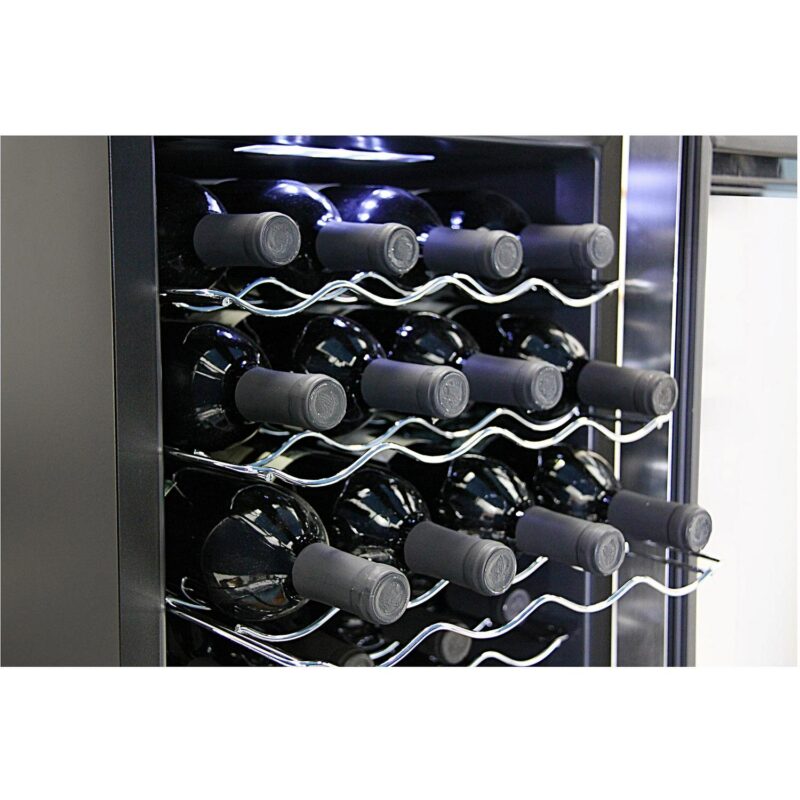 Whynter 20-Bottle Thermoelectric Wine Cooler, Black - Image 3