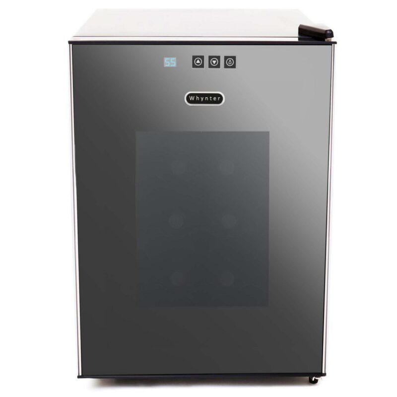 Whynter 20-Bottle Thermoelectric Wine Cooler, Black