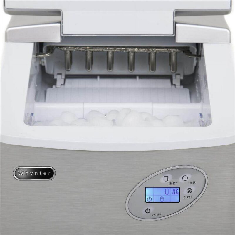 Whynter 49 lb. Stainless Steel Countertop Ice Maker - Image 5