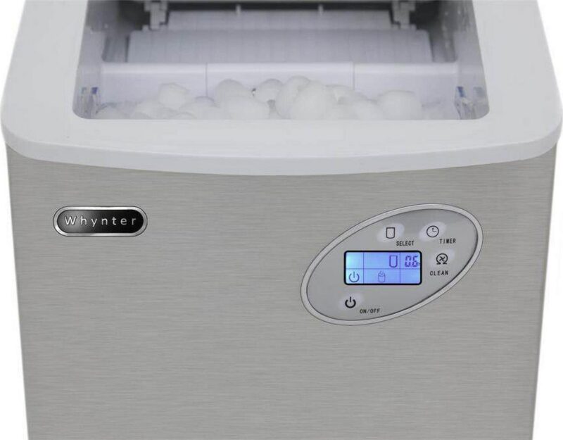 Whynter 49 lb. Stainless Steel Countertop Ice Maker - Image 6