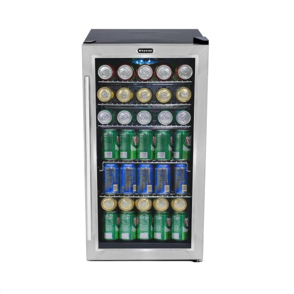 Whynter Beverage Refrigerator Stainless Steel 120 Can Capacity BR-130SB