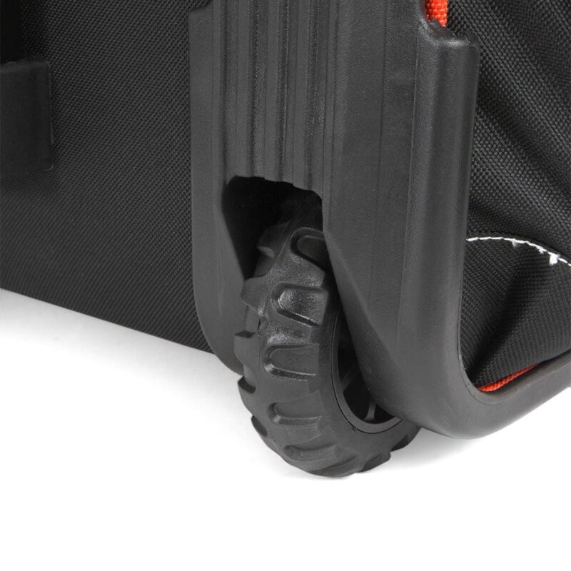 XtremepowerUS 18'' Rolling Tool Bag, Waterproof Tool Bag with Wheels, Portable Storage Organizer Rolling Tool Tote, for Electrician, Construction - Image 5