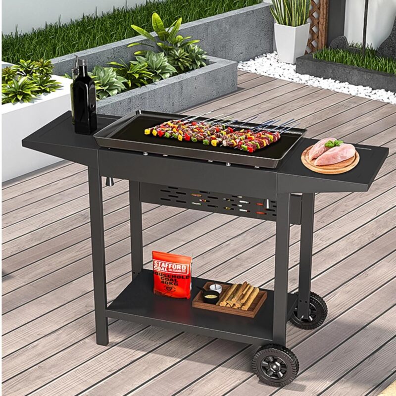 YouYeap 4 Burner Propane Gas Grill Flat Top Griddle Grill, Black - Image 6