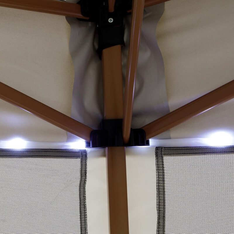 12' x 10' Glamping Hexagon Lighted Canopy - Image 7