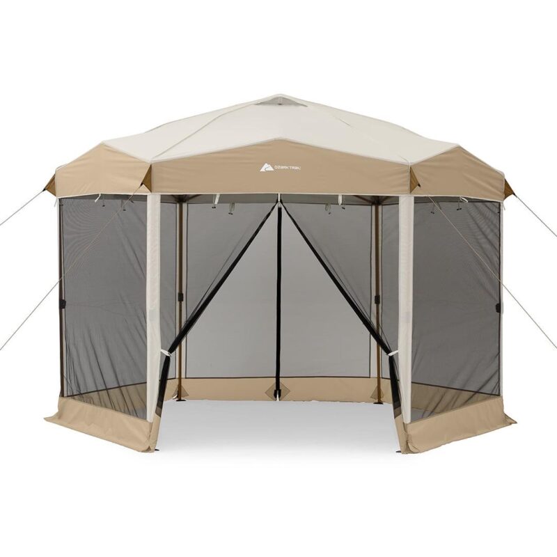 12' x 10' Glamping Hexagon Lighted Canopy - Image 4