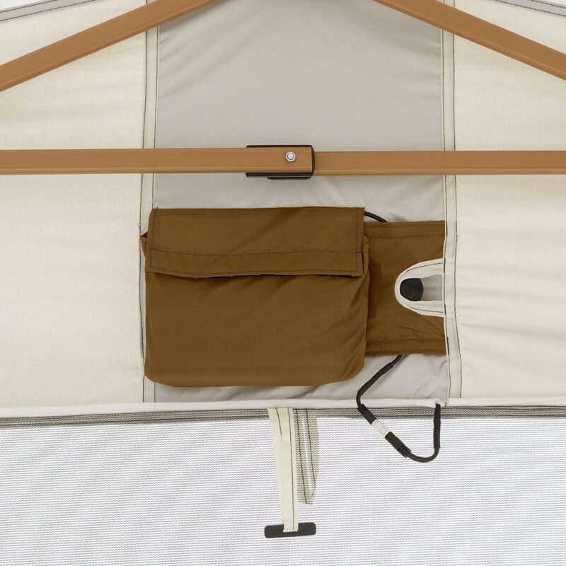 12' x 10' Glamping Hexagon Lighted Canopy - Image 6