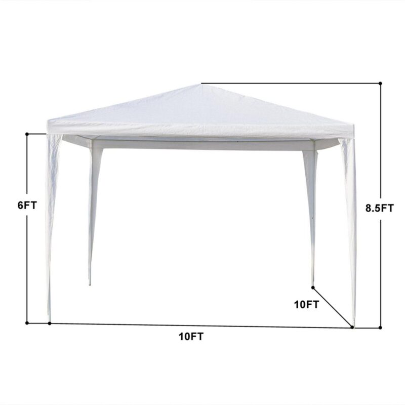 3x3m Waterproof Pop-Up Tent - Portable Event Shelter with PE Roof and Iron Frame for Weddings/Camping/Parking - Image 12