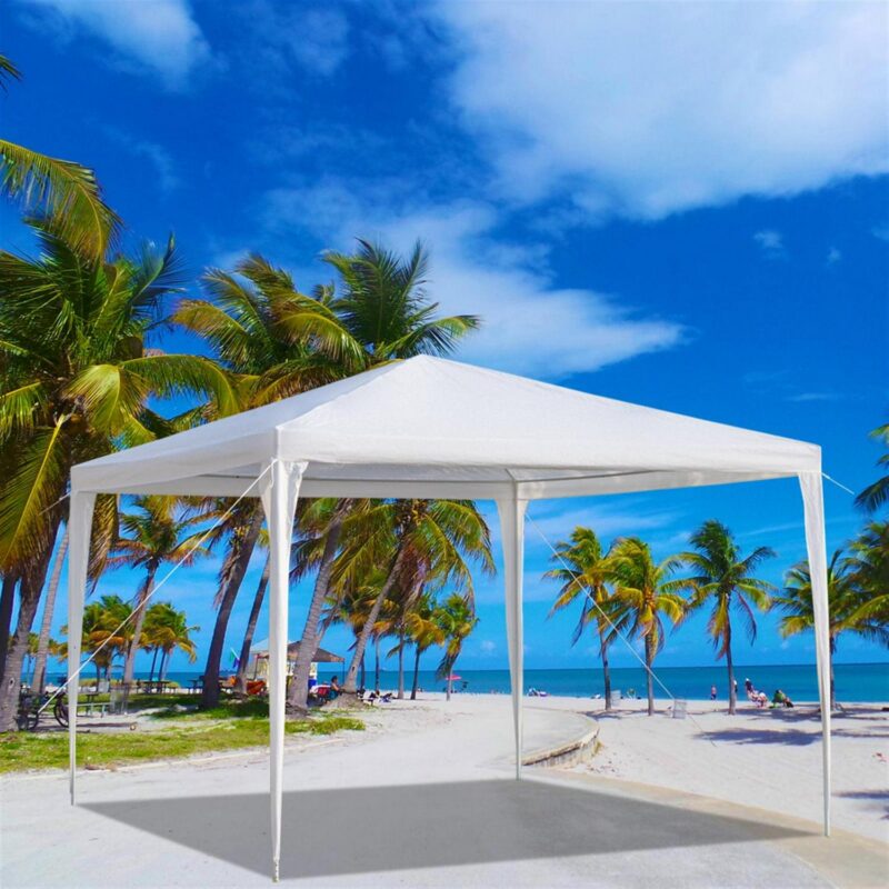 3x3m Waterproof Pop-Up Tent - Portable Event Shelter with PE Roof and Iron Frame for Weddings/Camping/Parking - Image 7