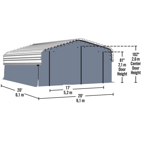 Arrow Carports Enclo 5661c90c7af5df31a1e7718200954002