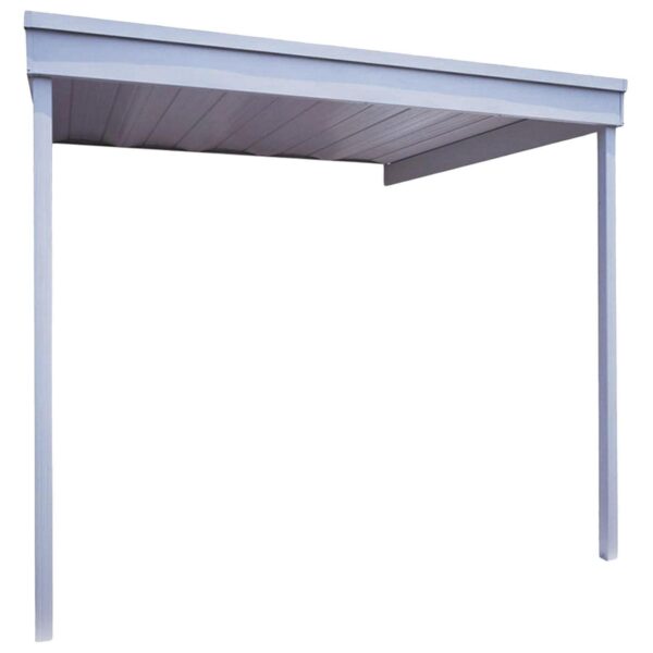 Attached Carport/Patio Cover 10 x 10 ft. Eggshell