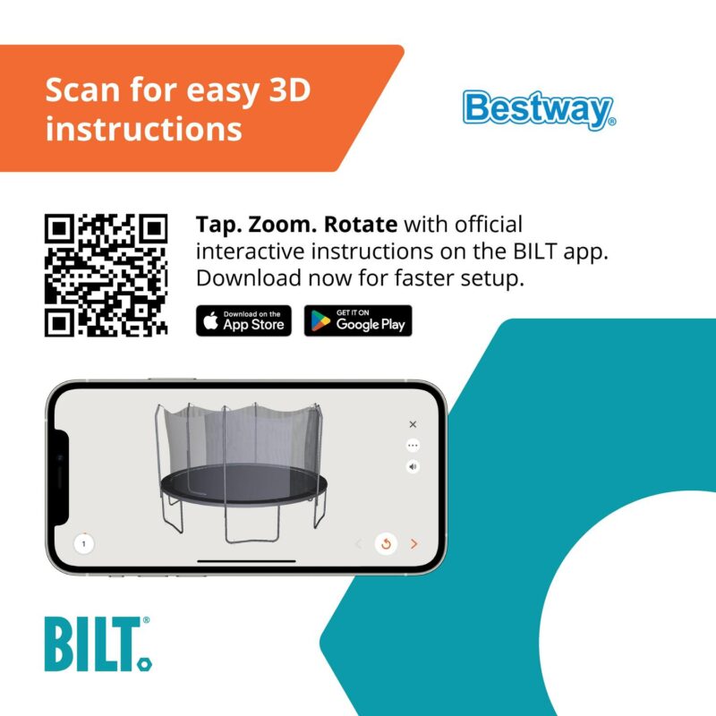 Bestway Xtreme Air 14' Kids Outdoor Trampoline - Image 15