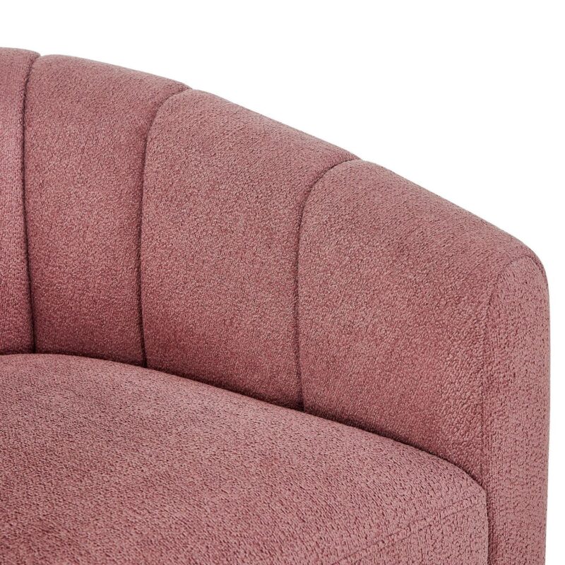 Better Homes and Gardens Lillian Accent Swivel Chair, Rose Boucle - Image 5