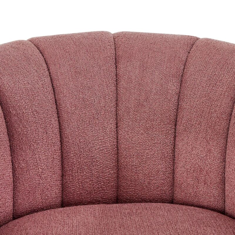 Better Homes and Gardens Lillian Accent Swivel Chair, Rose Boucle - Image 6