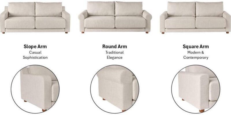 Better Homes and Gardens Owen 85.04  Square Arm Sofa, Effie Linen - Image 2