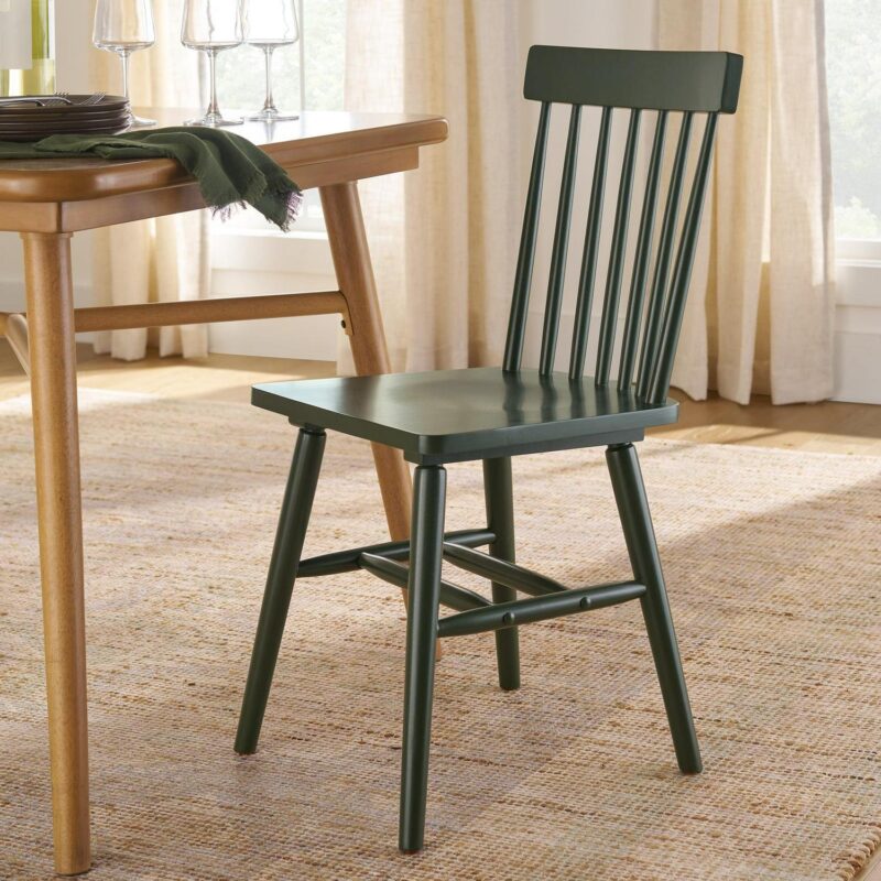Better Homes and Gardens 2-Pack Indoor Green Gerald Dining Chairs - Image 5