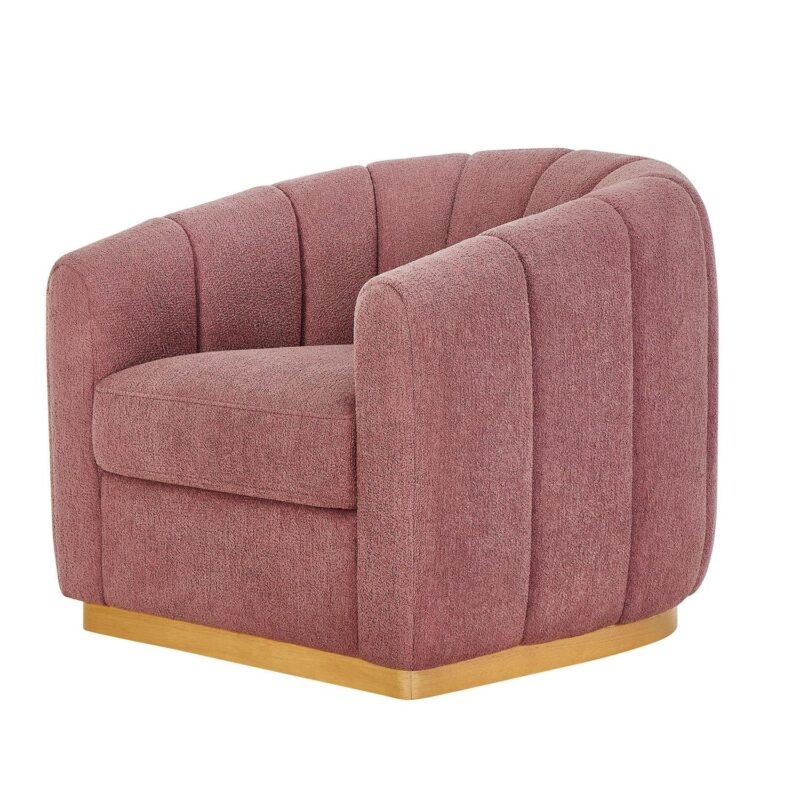Better Homes and Gardens Lillian Accent Swivel Chair, Rose Boucle - Image 10
