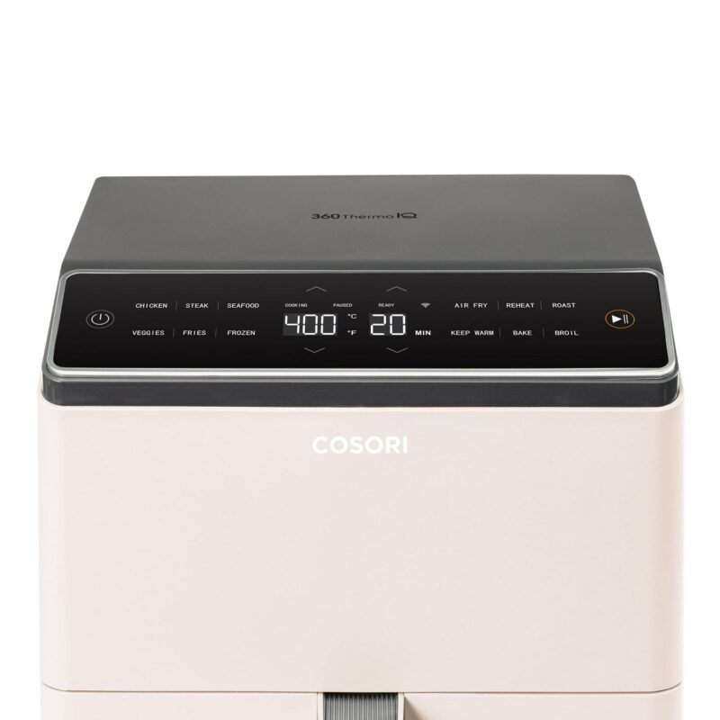 COSORI Dual Blaze 6.8qt Ceramic Coating Smart Air Fryer - Off White - Image 6