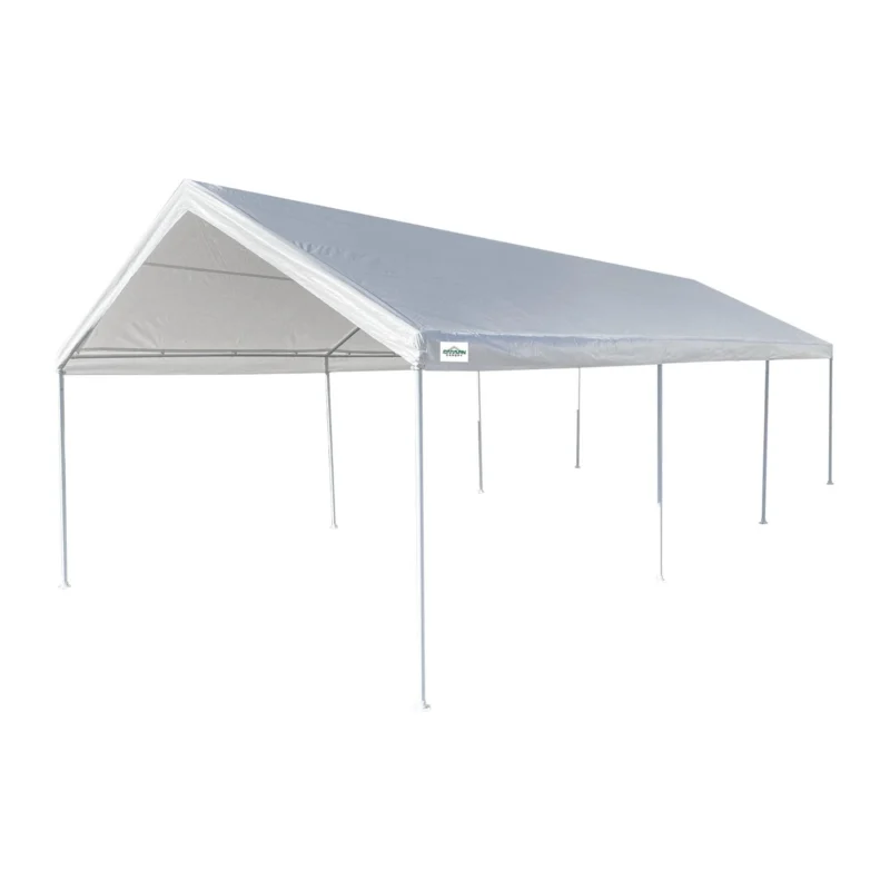 Caravan Canopy 26.00 x 12.00 x 9.18 Ft White Carport - Image 3
