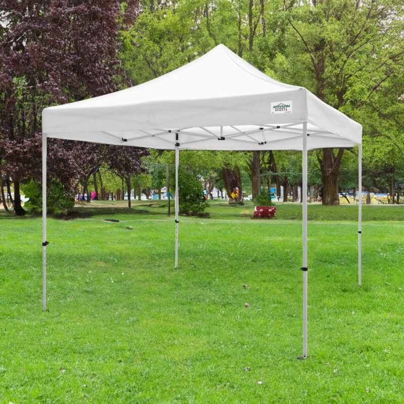 Caravan Canopy TitanShade 10 x 10 Steel Frame Portable Instant Canopy Kit, White - Image 4