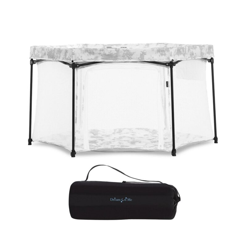 Dream On Me Onyx Play Yard, Storm Grey, (Model 4435-SGY)