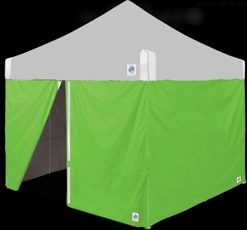 E-Z UPA Hi-Viz UtilityA 10' x 10' Sidewall 4 Pack Bright Green