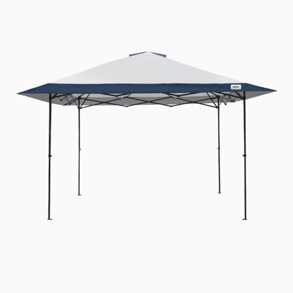 E-Z UP 13x13 ONE-UP Instant Canopy Tent a Pop Up Outdoor Shade Tent with Vented Top, Adjustable Height and Roller Bag