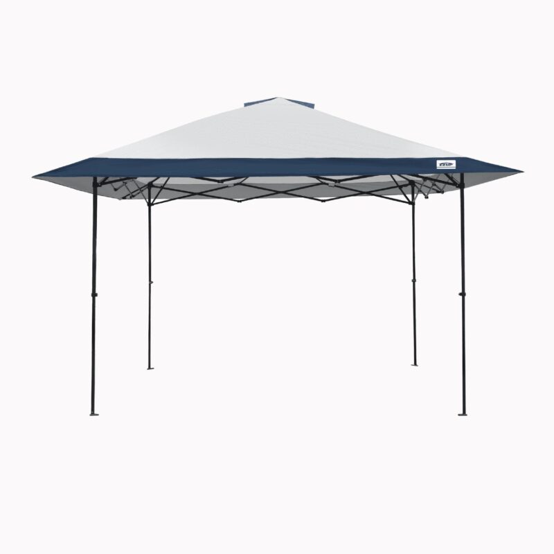 E-Z UP 13x13 ONE-UP Instant Canopy Tent a Pop Up Outdoor Shade Tent with Vented Top, Adjustable Height and Roller Bag
