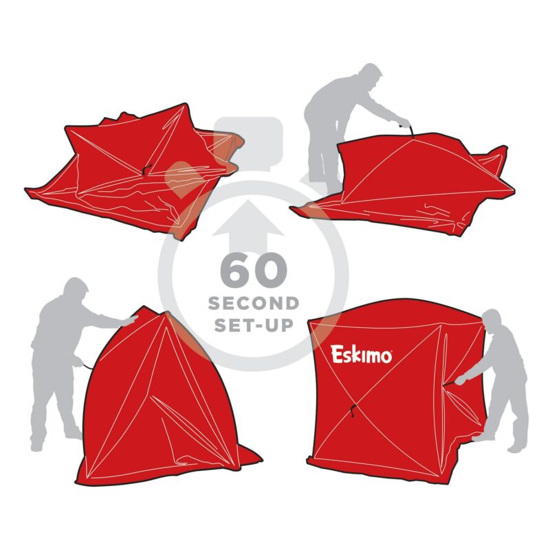Eskimo QuickFish 2i Portable Insulated Shelter-2 Person - Image 6