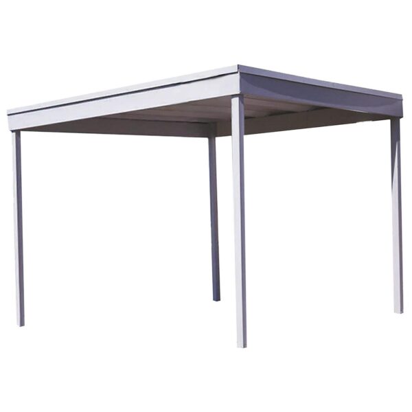 Freestanding Carport/Patio Cover 10 x 10 ft. Eggshell